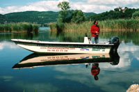 Carolina Skiff 50CV sur le lac